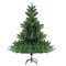 vidaXL Artificial Christmas Tree Green PE, Steel 70.9 in Collapsible